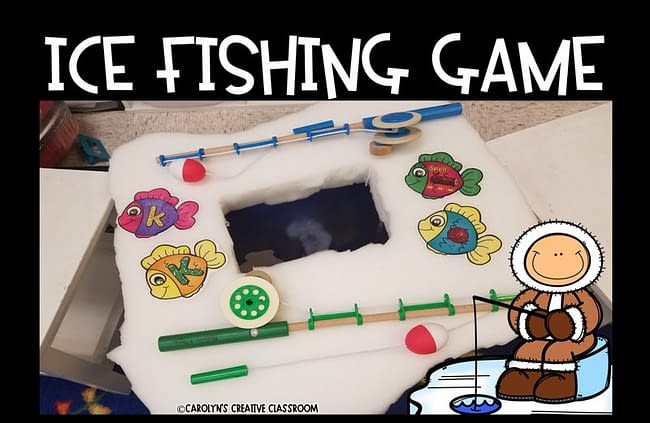 Overview of ice fishing game